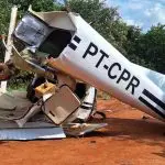 Aeronave parte ao meio com meia tonelada de cocaína a bordo