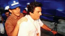 Foto de Galvão Bueno e Ayrton Senna