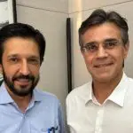 Da esquerda para a direita: Ricardo Nunes e Rodrigo Garcia