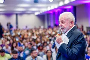 Lula discursou durante Conferência Nacional dos Direitos da Criança e do Adolescente, em Brasília | Foto: Ricardo Stuckert/PR