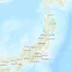 mapa do japão - terremoto 6-1