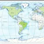O novo mapa-mundi foi lançado na semana passada pelo IBGE, em conjunto com a 9ª edição do Atlas Geográfico Escolar, durante evento na Casa G20, no Rio de Janeiro | Foto: Reprodução/Twitter/X