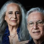 Foto de Caetano Veloso e Maria Bethânia