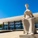 fachada do prédio do STF, em Brasília