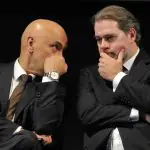 Os ministros do STF Alexandre Moraes e Dias Toffoli; impeachment