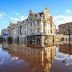 Nível do Guaíba, que banha Porto Alegre, começou a reduzir | Foto: Gustavo Mansur/Palácio Piratini