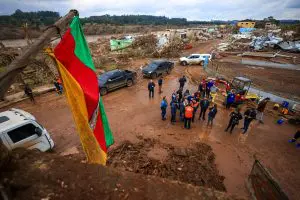 Imagem mostra destruição em Arroio do Meio, no Rio Grande do Sul