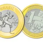 Exemplo de moeda especial, fabricada para as Olimpíadas de 2016 | Foto: Divulgação/Banco Central