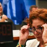 A deputada federal Carla Zambelli (PL-SP), em sessão na Comissão de Fiscalização da Câmara dos Deputados, em Brasília (DF) - 25/10/203 | Foto: Wilton Junior/Estadão Conteúdo