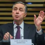 O presidente do STF, Luís Roberto Barroso, falou sobre penduricalhos em entrevista à GloboNews | Foto: Yuri Murakami/Fotoarena/Estadão Conteúdo