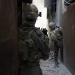 Forças de Defesa de Israel, durante operação em Rafah