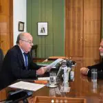 Ministro Mauro Vieira e embaixador de Israel Frederico Meyer