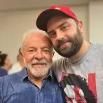 O presidente Lula e um dos filhos, Luís Claudio, acusado de agredir a ex-mulher | Foto: Reprodução/Twitter/X