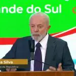 Lula durante evento de anuncio de medidas de ajuda ao Rio Grande do Sul