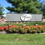 Fachada da Pfizer nos Estados Unidos