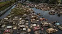 Quantidade de veículos afetados pelas enchentes no RS ainda não foi finalizado