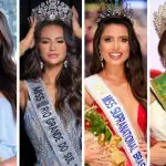 Da esquerda para a direita: Letícia Frota (Miss Brasil Mundo), Maria Brechane (Universo), Isa Murta (Supranational) e Morgana Carlos (Terra) | Foto: Reprodução/Redes sociais