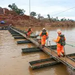 Os alagamentos continuam em Porto Alegre, no Rio Grande do Sul, mesmo com a diminuição das chuvas | Foto: Gustavo Mansur/Palácio Piratini