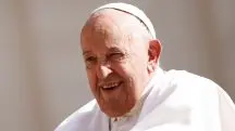 Papa Francisco participa da audiência geral semanal, na Praça São Pedro, no Vaticano - 22/5/2024 | Foto: Guglielmo Mangiapane/Reuters
