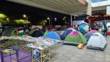 acampamento usp israel palestina fflch