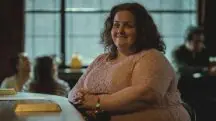 Na série 'Bebê Rena', a atriz inglesa Jessica Gunning interpreta Martha (nome fictício), a mulher que persegue Donny (Richard Gadd) na série