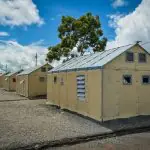 Casas montáveis da ONU costumam ser usadas em regiões de conflito, como Iraque, Ucrânia e Uganda | Foto: Divulgaçã/Ministério da Defesa