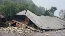 Usina de asfalto foi destruída no município de Caxias do Sul (RS)