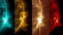 Espera-se que a erupção não tenha um impacto direto em nosso planeta, ao contrário da recente tempestade solar, que causou intensas auroras boreais no Hemisfério Norte