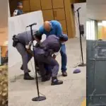 Vídeos publicados nas redes sociais mostram baderna promovida pelos militantes | Foto: Reprodução/Twitter/X