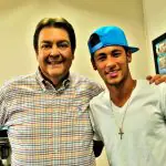 Foto de Faustão e Neymar Jr.