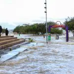 Chuvas elevam o nível das águas do Guaíba