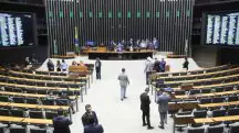 Plenário da Câmara dos Deputados, visto de cima