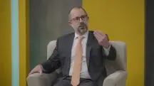 Vinicius Marques de Carvalho, ministro da CGU, durante entrevista no programa A Voz do Brasil, nos estúdios da EBC