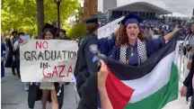 Protestos anti-Israel na Universidade de Yale, EUA - 20/5/24 | Foto: Reprodução/Redes sociais
