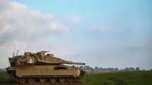Foto mostra tanque do Exército de Israel