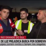 Voluntário de Canoas - RS se pronuncia contra Globo e Lula - 9/5/24 | Foto: Reprodução