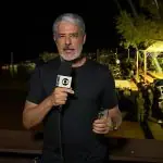Foto de William Bonner, jornalista da Globo