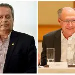 Ricardo Alban e Geraldo Alckmin