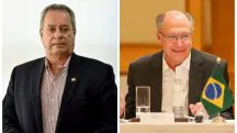 Ricardo Alban e Geraldo Alckmin