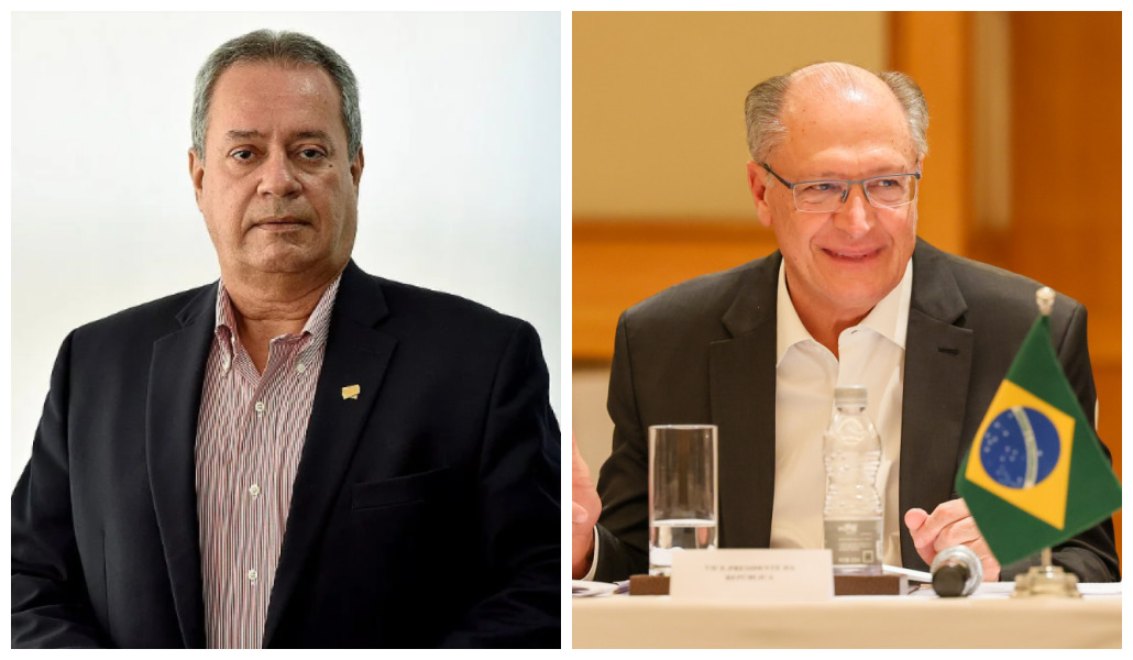 Ricardo Alban e Geraldo Alckmin