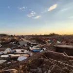 Um dos bairros destruídos em Cruzeiro do Sul, no Vale do Taquari (RS) | Foto: Tauany Cattan/Revista Oeste