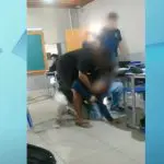 O incidente ocorreu no Colégio Estadual Santos Dumont, na última quarta-feira, 12 | Foto: Reprodução/TV Record
