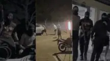 Oito homens foram detidos e levados à 126ª DP em Cabo Frio | Foto: Reprodução/Redes sociais
