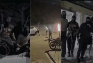 Oito homens foram detidos e levados à 126ª DP em Cabo Frio | Foto: Reprodução/Redes sociais