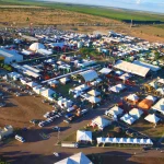 Imagem aérea do Bahia Farm Show