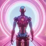 Imagem de robo de inteligência artificial