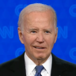 Biden durante debate na CNN