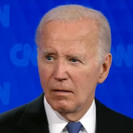 Joe Biden no debate com Donald Trump promovido pela CNN na quinta-feira, 28 de junho