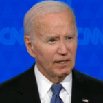 Joe Biden durante debate presidencial com Donald Trump