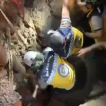 Criança é resgatada de poço na Síria